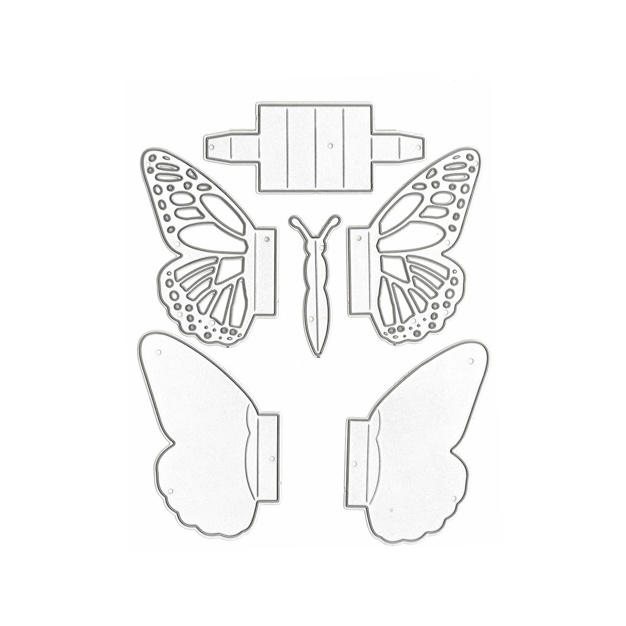 6 Pack: Butterfly Pop-Up Layering Die Set by Recollections™